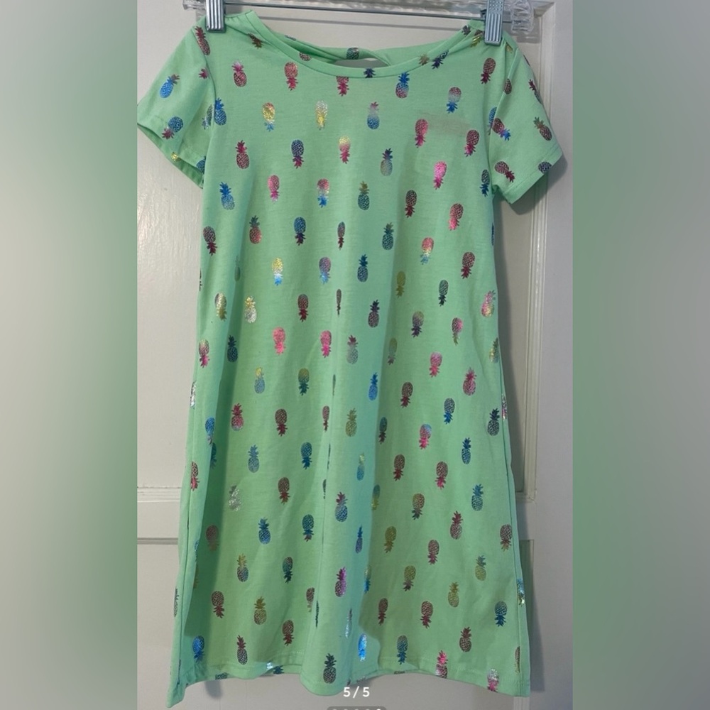 Saint Eve Kids Pinapple Dress Green size Small (7/8)